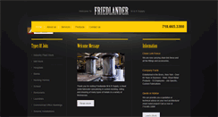Desktop Screenshot of friedlandersupply.net